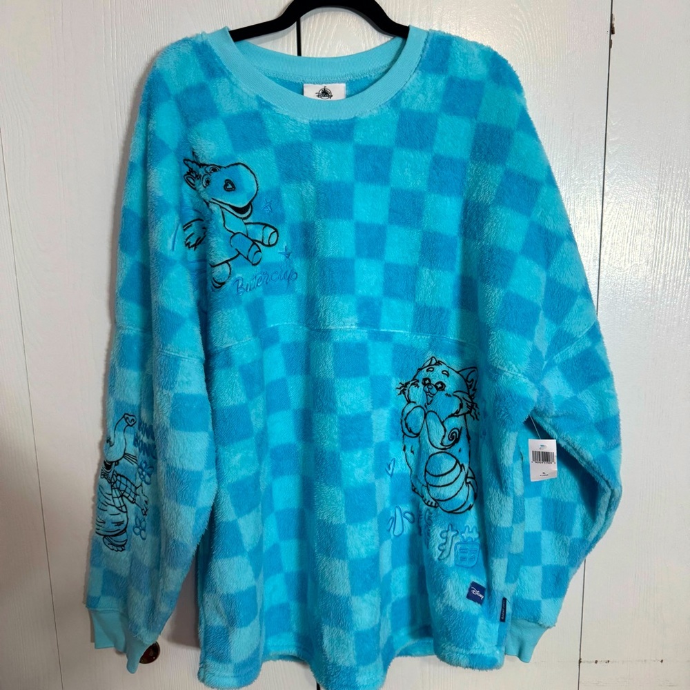 NWT. Disney Pixar Fuzzy Fun Adult Spirit Jersey XL